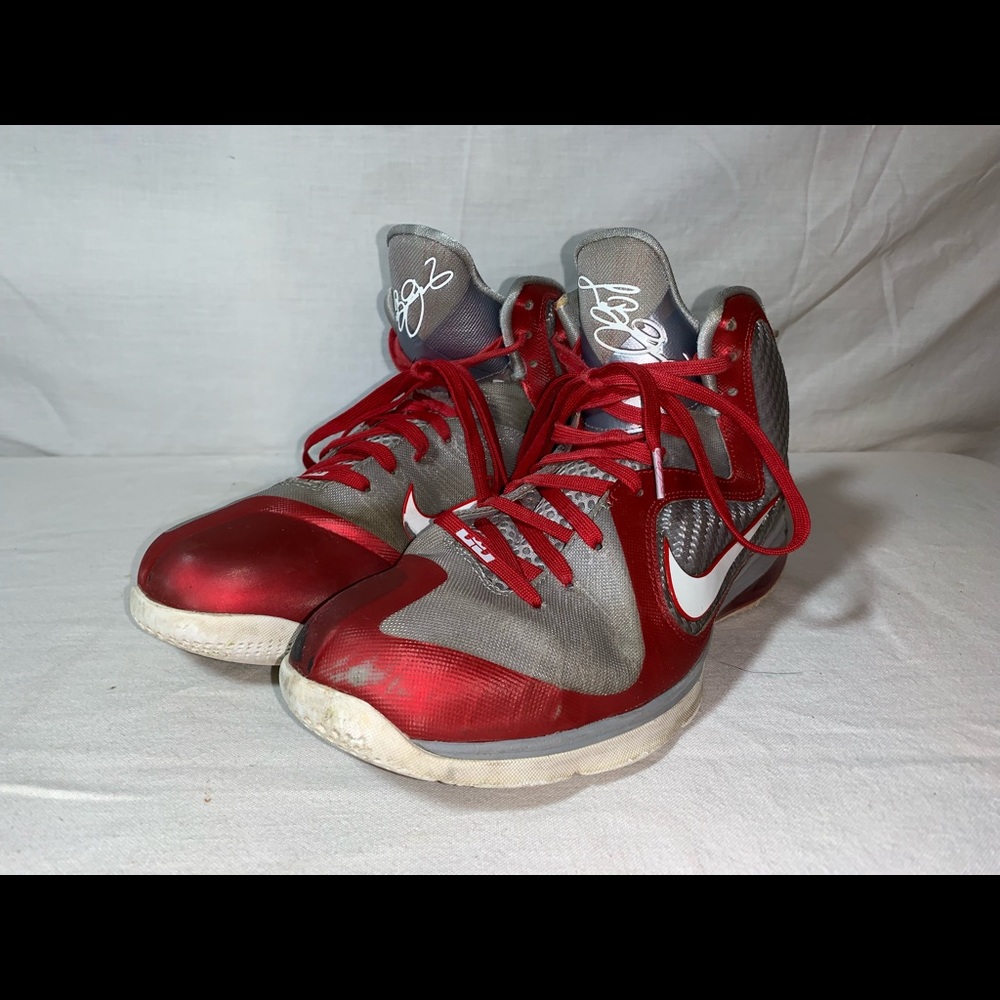 Men’s Red Nike Lebron 9’s Shoes